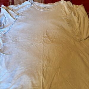 Aerie White Short Sleeve women’s distressed Tee